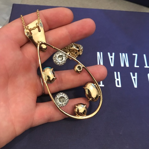 Alexis Bittar Multi-Stone Modernist Necklace